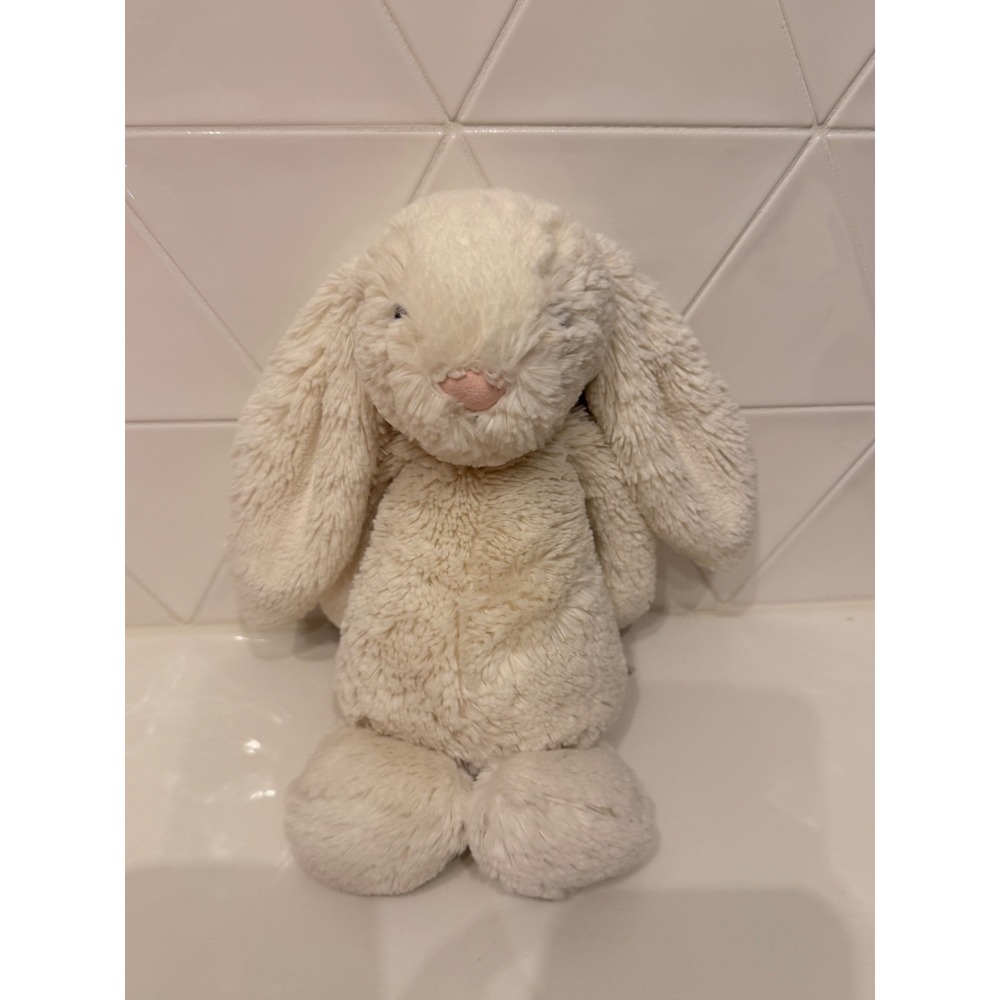 Jellycat Bashful Cream Bunny Rabbit Plush Medium 12 Inch Stuffed Animal Toy